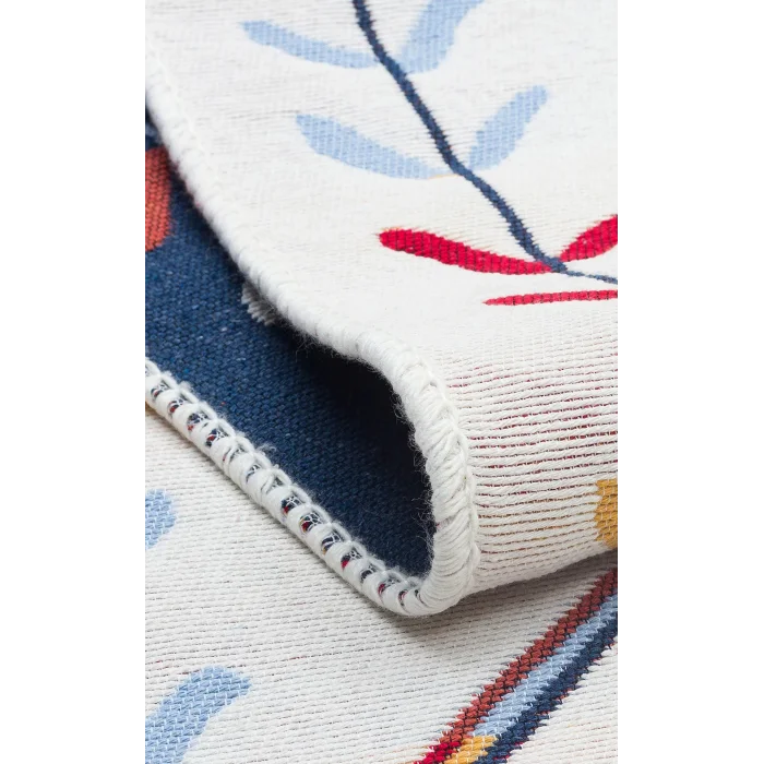 Arya Ar 21 Multy %100 Geri Dönüşümlü Pamuktan Çift Taraflı Yıkanabilir Modern Dekoratif Kilim