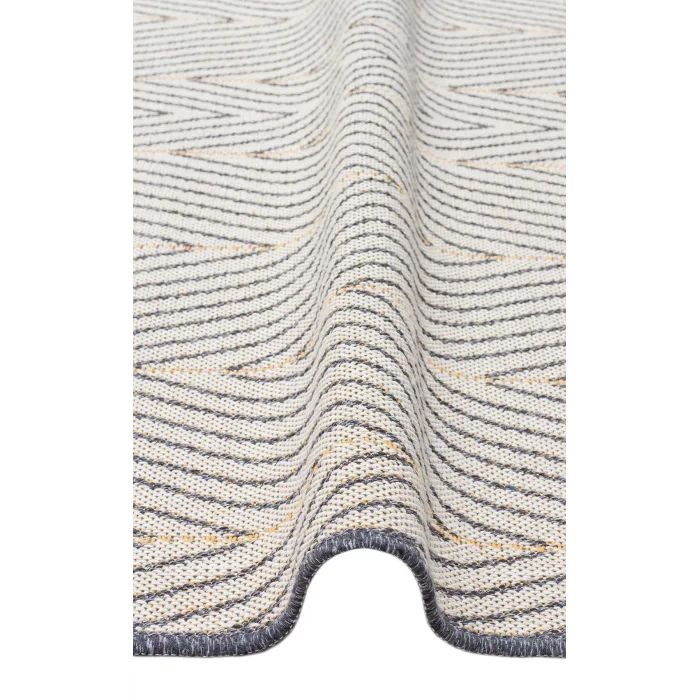 PANAMA KILIM 0029 Natural Yıkanabilir Kaymaz Tabanlı Tok Dokuma Kilim