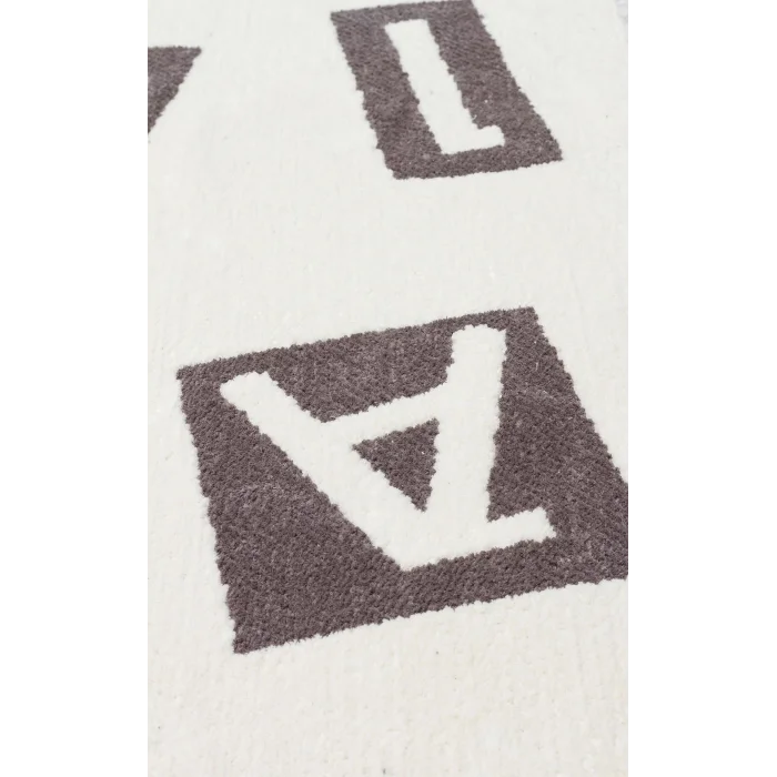 MIA COTTON HALI 0013 Yıkanabilir Çift Taraflı Pofuduk Dokuma Pamuk Kilim