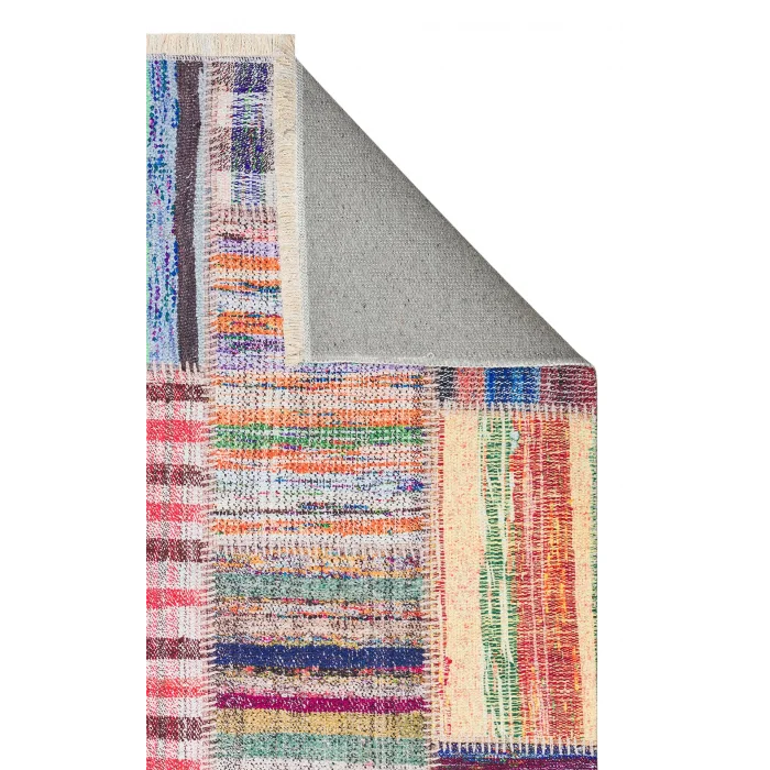 Ruby RB 15 Multy Yıkanabilir Kolay Kullanımlı Modern ve Geleneksel Desenlere Sahip Renkli Kilim