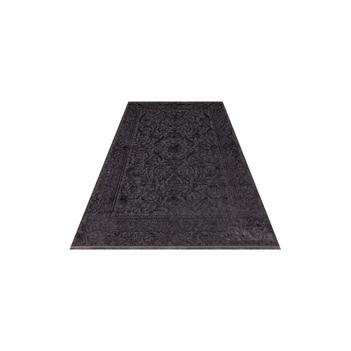 TORINO HALI 0001 Sık Dokuma Dökümlü Yere Oturan Hav Toz Vermez Yıkanabilir Kaymaz Tabanlı Modern Halı