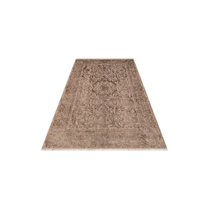 TORINO HALI 0007 Sık Dokuma Dökümlü Yere Oturan Hav Toz Vermez Yıkanabilir Kaymaz Tabanlı Modern Halı