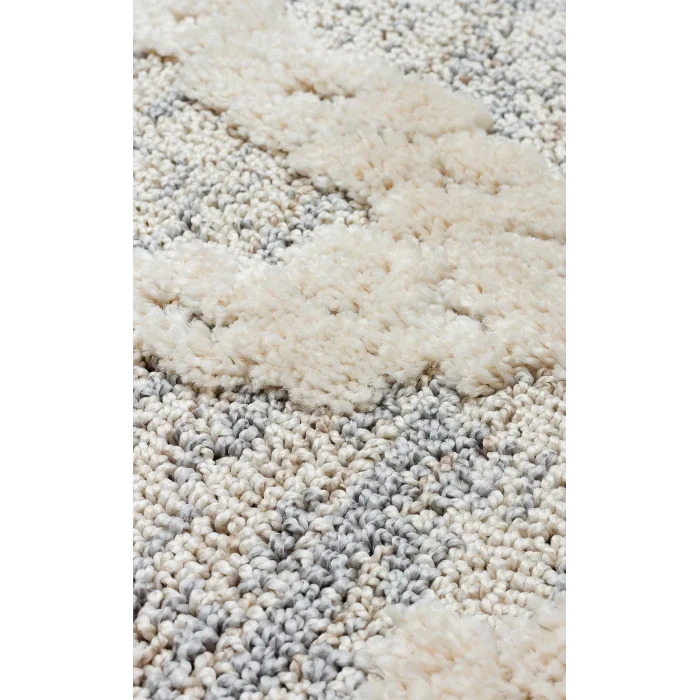 SYDNEY HALI 0013 Hav Toz Vermez Modern Bukleli Makine Halısı