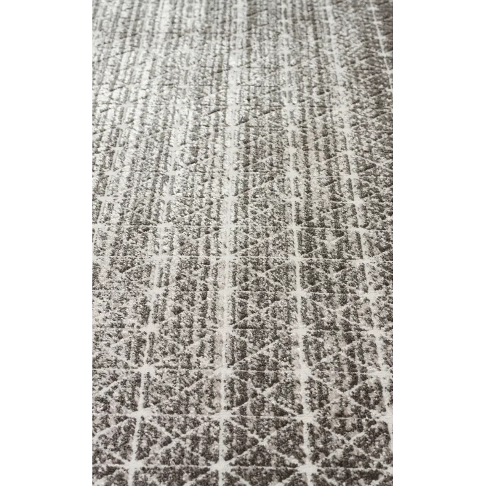 LISBON HALI 0063 Parlak Dokulu Modern Desenli Renkli Metalik Işıltılı Makine Halısı