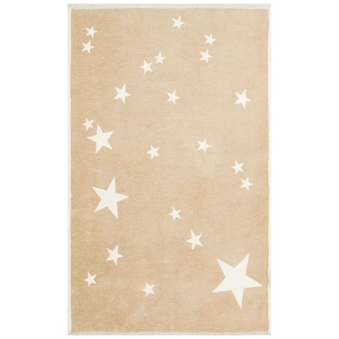 MIA COTTON HALI 0007 Yıkanabilir Çift Taraflı Pofuduk Dokuma Pamuk Kilim