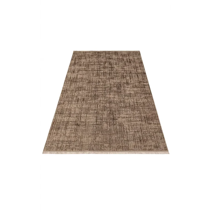 TORINO HALI 0048 Sık Dokuma Dökümlü Yere Oturan Hav Toz Vermez Yıkanabilir Kaymaz Tabanlı Modern Halı