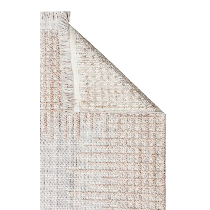 Cozy CZY 01 Grey Beige Hav Toz Vermez Modern Örgü Dokuma Makine Halısı