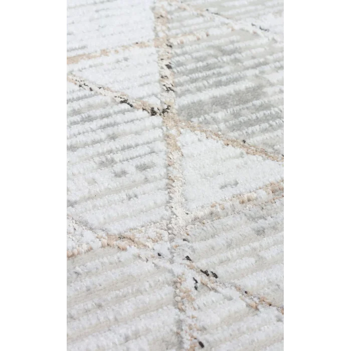 TALYA HALI 0006 Parlak Dokulu Modern Desen ve Renkli Metalik Işıltılı Makine Halısı