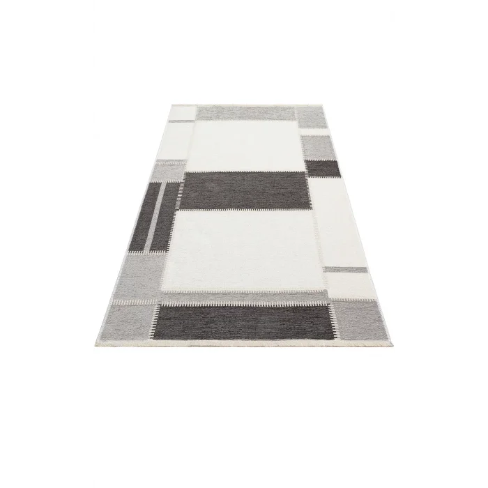 NOA KILIM 0317 Hav Toz Vermez Yıkanabilir Çift Taraflı İnce Modern İskandinav Kilim