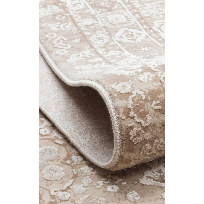 FRESCO HALI 0739 Yüksek Alçak Dokulu Özel Işıltılı Yüksek Kaliteli Sık Dokuma Modern Salon Halısı