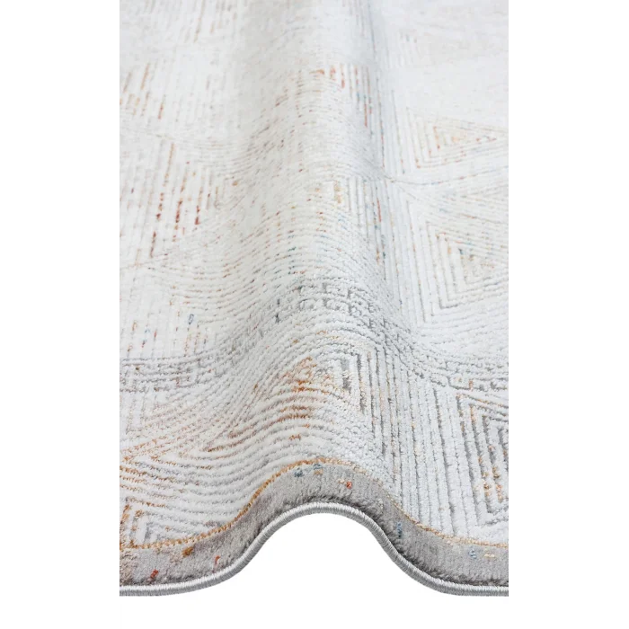 TALYA HALI 0009 Parlak Dokulu Modern Desen ve Renkli Metalik Işıltılı Makine Halısı