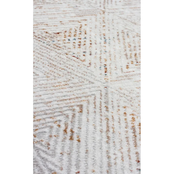 TALYA HALI 0009 Parlak Dokulu Modern Desen ve Renkli Metalik Işıltılı Makine Halısı