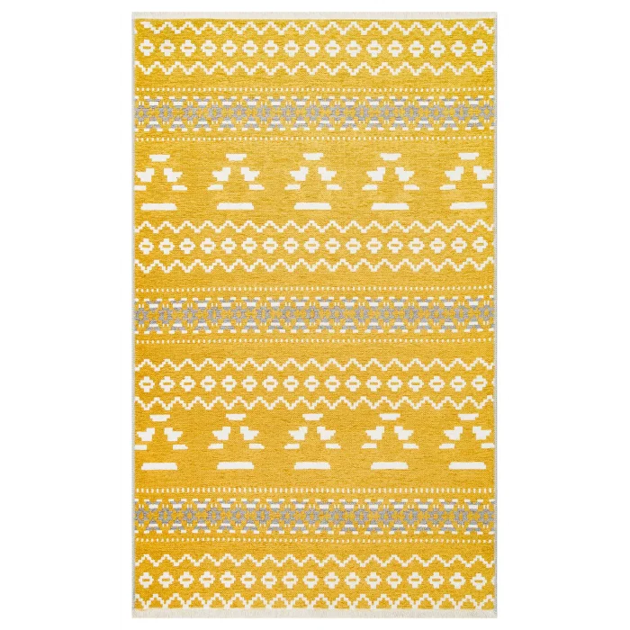 NOA KILIM 0321 Hav Toz Vermez Yıkanabilir Çift Taraflı İnce Modern İskandinav Kilim