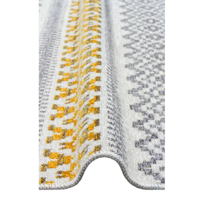 NOA KILIM 0321 Hav Toz Vermez Yıkanabilir Çift Taraflı İnce Modern İskandinav Kilim