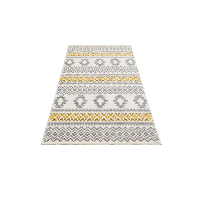 NOA KILIM 0321 Hav Toz Vermez Yıkanabilir Çift Taraflı İnce Modern İskandinav Kilim