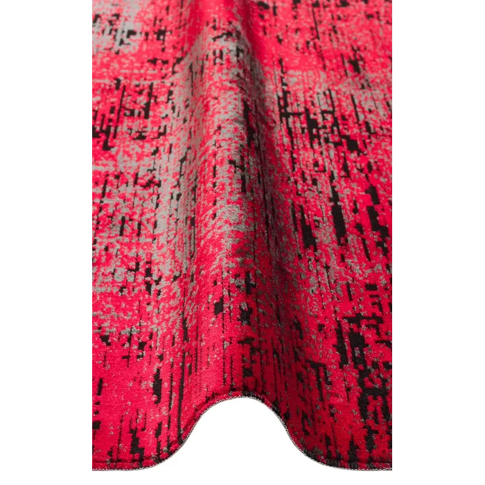 SATEEN HALI 0547 Hav Toz Vermez Yıkanabilir Kaymaz İnce Dokuma Modern Halı