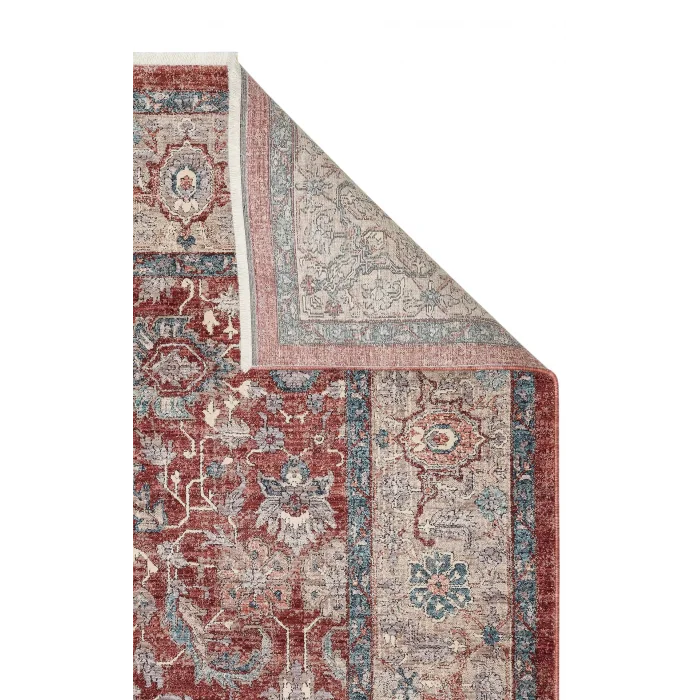 NAVARA HALI 0002 Geleneksel Uşak Desenlerine Sahip Vintage Görünümlü Yüksek Kalite Sık Dokuma Salon Halısı