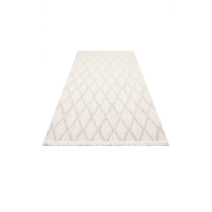 Cozy CZY 04 Beige Hav Toz Vermez Modern Örgü Dokuma Makine Halısı