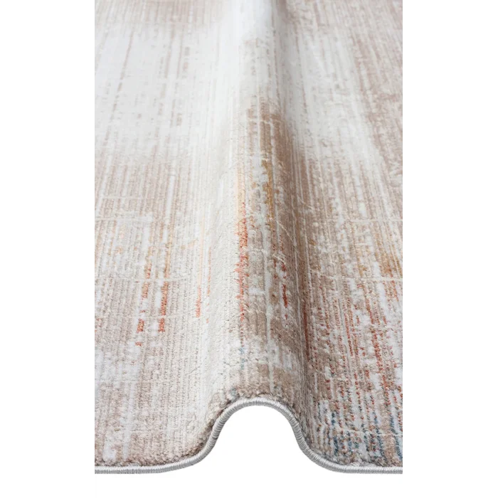 TALYA HALI 0024 Parlak Dokulu Modern Desen ve Renkli Metalik Işıltılı Makine Halısı