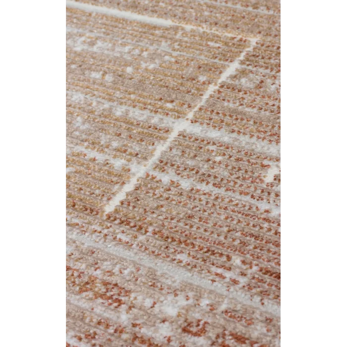 TALYA HALI 0024 Parlak Dokulu Modern Desen ve Renkli Metalik Işıltılı Makine Halısı