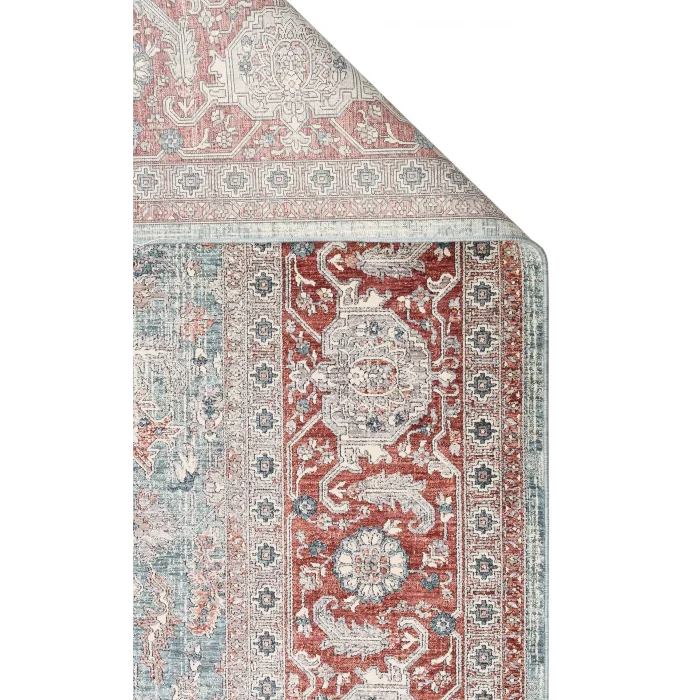 NAVARA HALI 0017 Geleneksel Uşak Desenlerine Sahip Vintage Görünümlü Yüksek Kalite Sık Dokuma Salon Halısı