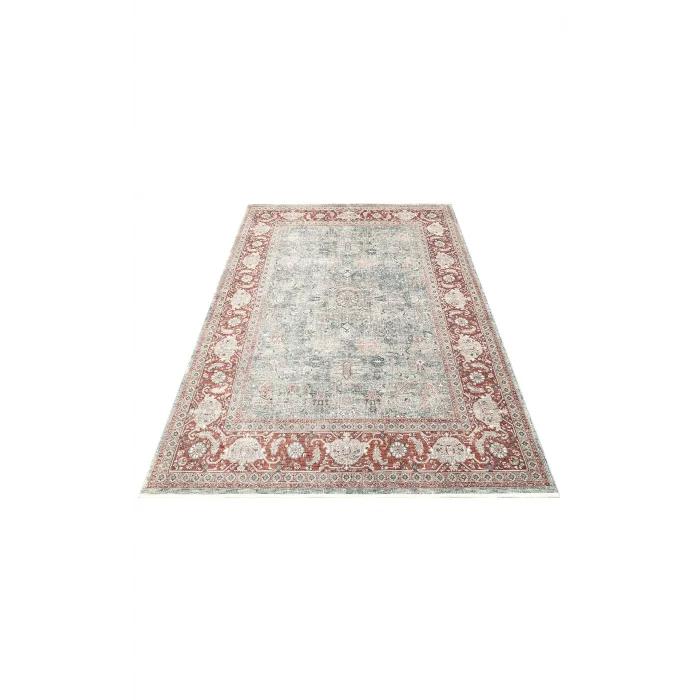 NAVARA HALI 0017 Geleneksel Uşak Desenlerine Sahip Vintage Görünümlü Yüksek Kalite Sık Dokuma Salon Halısı