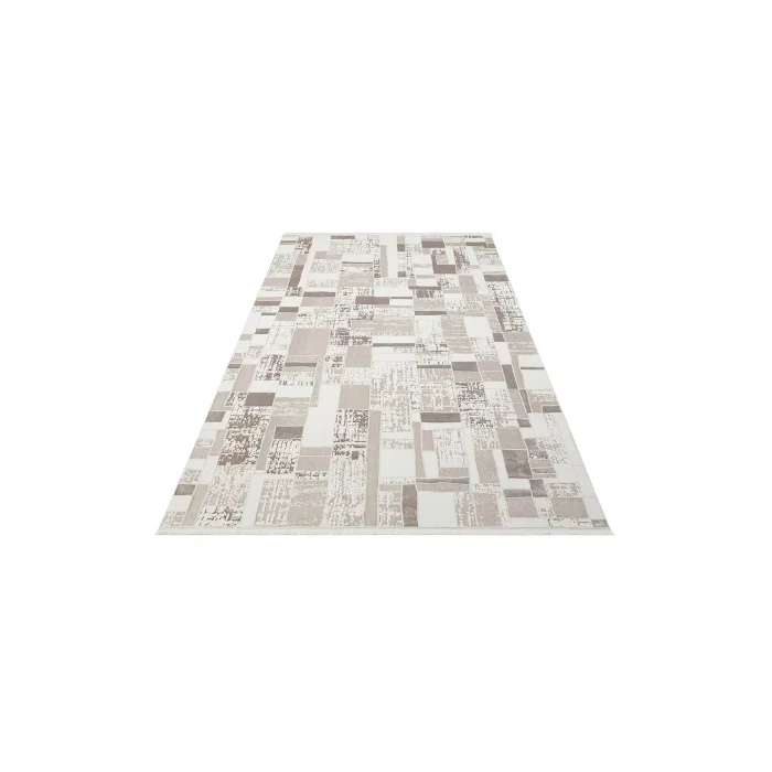 TORINO HALI 0067 Sık Dokuma Dökümlü Yere Oturan Hav Toz Vermez Yıkanabilir Kaymaz Tabanlı Modern Halı