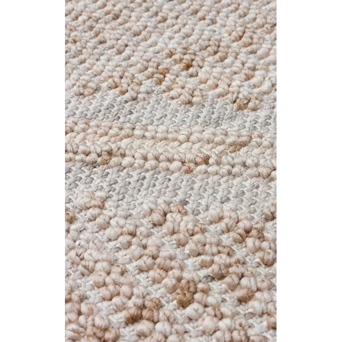 Cozy CZY 03 Grey Beige Hav Toz Vermez Modern Örgü Dokuma Makine Halısı