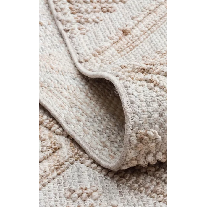 Cozy CZY 03 Grey Beige Hav Toz Vermez Modern Örgü Dokuma Makine Halısı