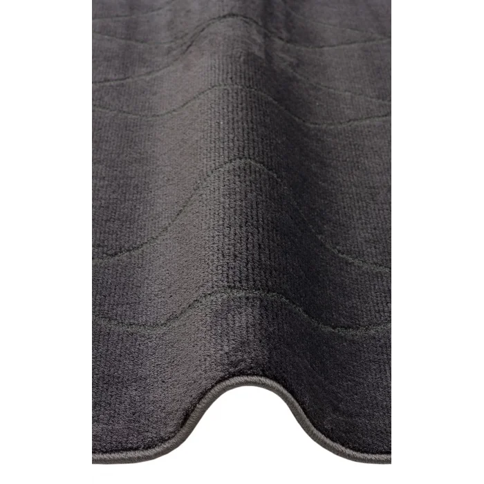 Urban 02 Black Etnik Desenlere Sahip Hav Toz Vermez Yumuşak Dokulu Modern Halı