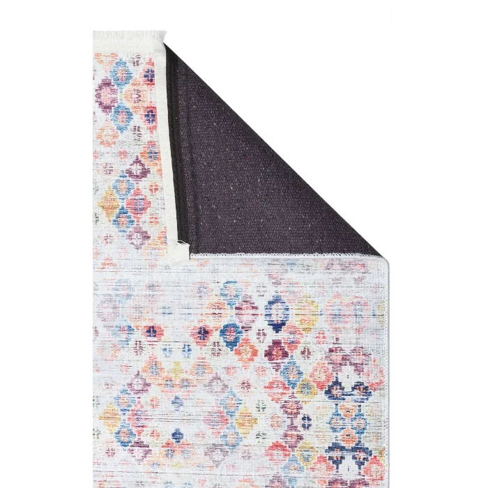 SIESTA NEO 0020 Otantik Geleneksel Desenli Yıkanabilir Renkli Baskı Kilim