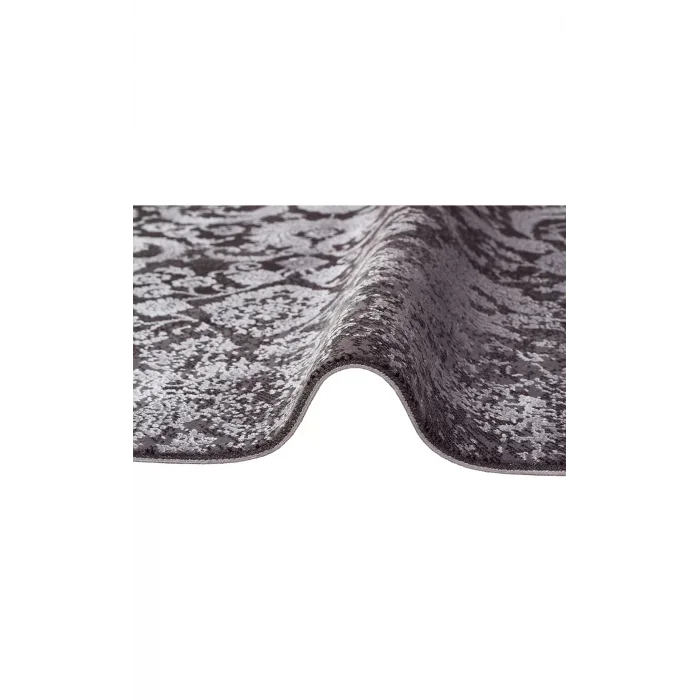 Cordoba Db 02Antrasit Grey Nw Parlak Yüksek Alçak Dokulu Modern Makine Halısı