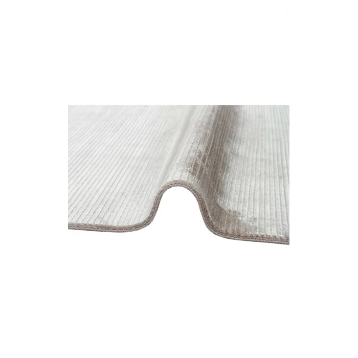 Cordoba Db Plaın Ecru Nw Parlak Yüksek Alçak Dokulu Modern Makine Halısı