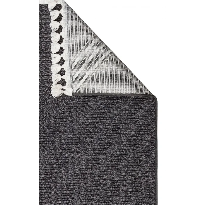 Cozy CZY 08 Antrasit LW Hav Toz Vermez Modern Örgü Dokuma Makine Halısı