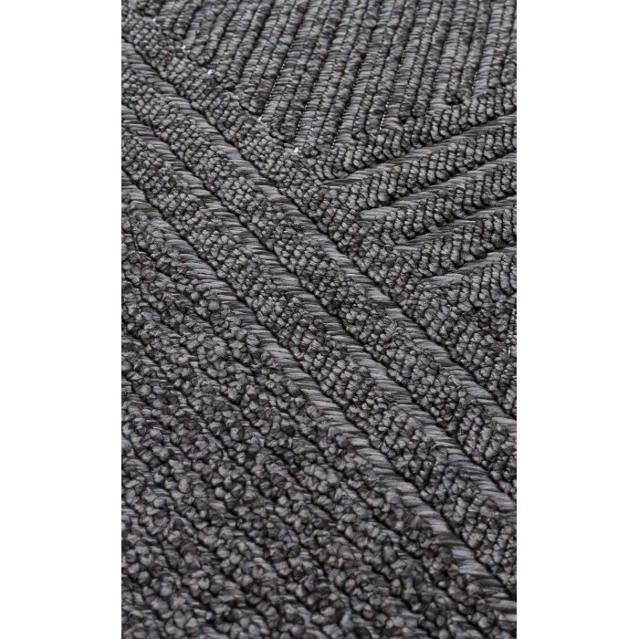 Cozy CZY 08 Antrasit LW Hav Toz Vermez Modern Örgü Dokuma Makine Halısı