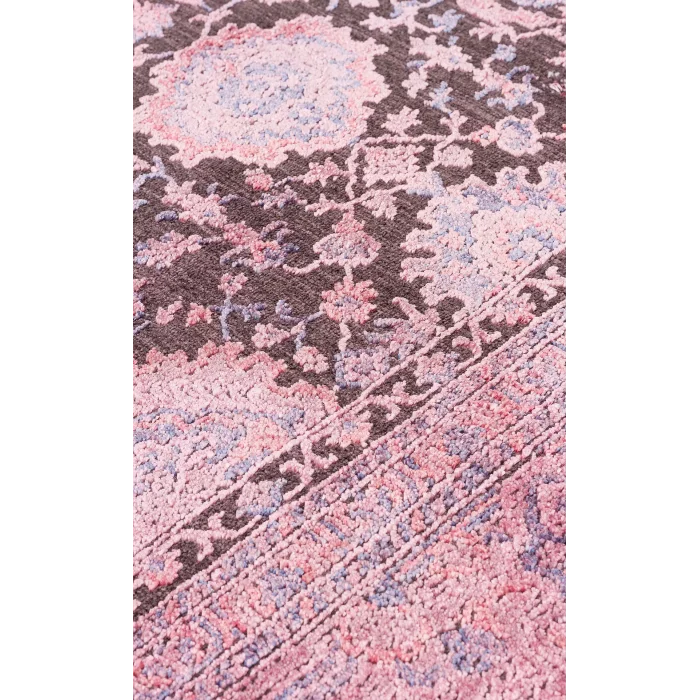 LAHOR HALI 0018 Özel Boyama İşlemi İle Üretilen Yüksek Alçak Dokuya Sahip Zengin Renkli Şık Salon Halısı