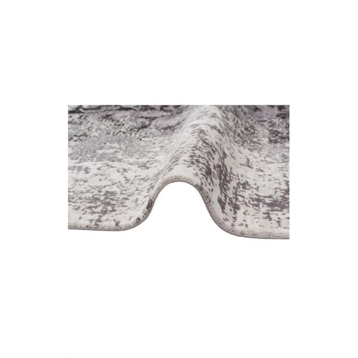 Cordoba Db 02 ıvory Mıx Grey Nw Parlak Yüksek Alçak Dokulu Modern Makine Halısı