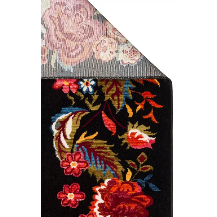 PIETRA HALI 0214 Sıcak Renk Tonlu Etnik Desenli Yumuşak Dokulu Makine Halısı