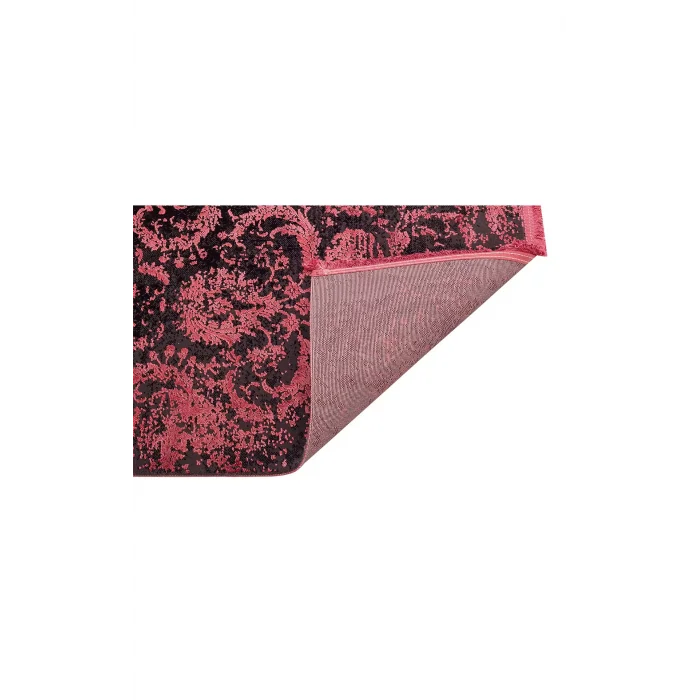 Cordoba Db 02 Antrasit Burgundy Nw Parlak Yüksek Alçak Dokulu Modern Makine Halısı