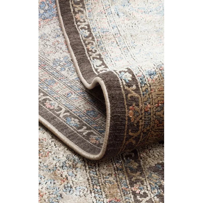 LAHOR HALI 0014 Özel Boyama İşlemi İle Üretilen Yüksek Alçak Dokuya Sahip Zengin Renkli Şık Salon Halısı