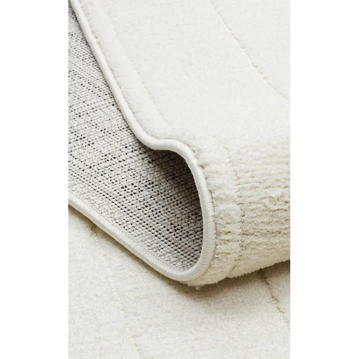 MISSORI HALI 0105 Hav Toz Vermez Sade Desenli Yumuşak Dokulu Modern Makine Halısı