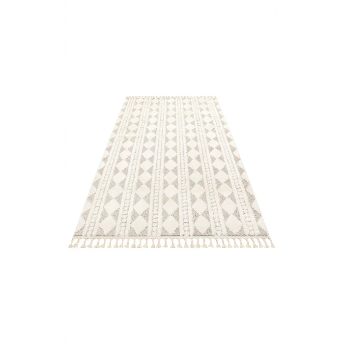 SYDNEY HALI 0043 Hav Toz Vermez Modern Bukleli Makine Halısı