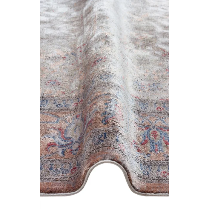 LAHOR HALI 0033 Özel Boyama İşlemi İle Üretilen Yüksek Alçak Dokuya Sahip Zengin Renkli Şık Salon Halısı