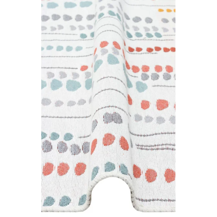 Arya Ar 34 Multy %100 Geri Dönüşümlü Pamuktan Çift Taraflı Yıkanabilir Modern Dekoratif Kilim