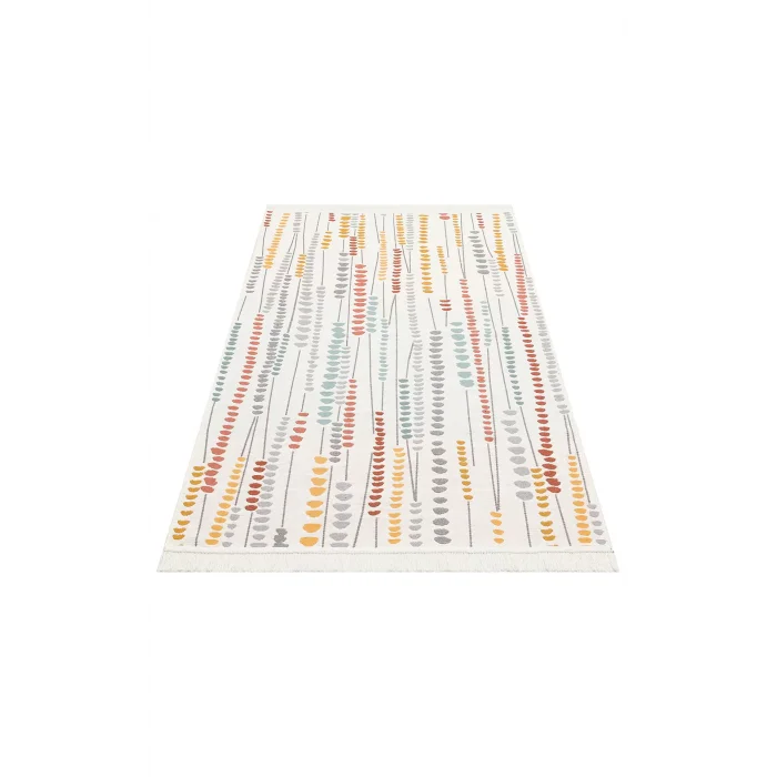 Arya Ar 34 Multy %100 Geri Dönüşümlü Pamuktan Çift Taraflı Yıkanabilir Modern Dekoratif Kilim