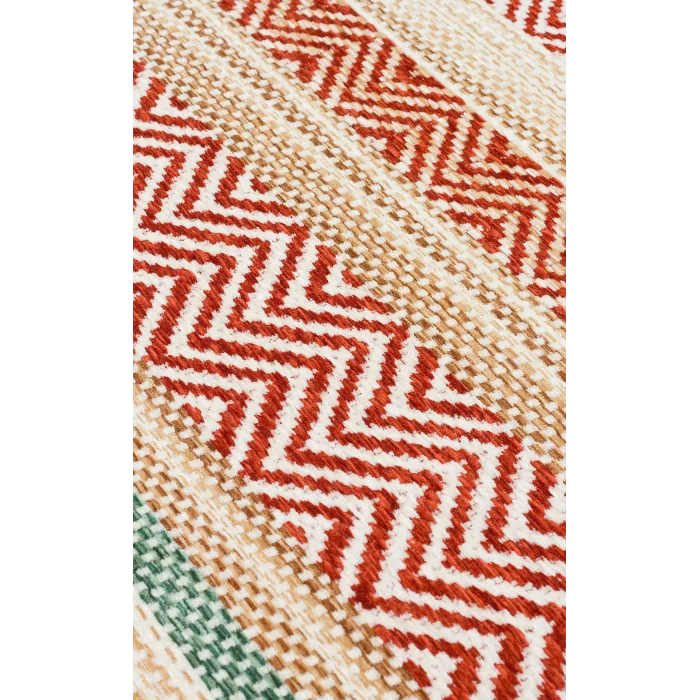 Aztec Az 01 Terra Antibakteriyel Hav Toz Vermez Yıkanabilir Kaymaz Modern İnce Dokuma Kilim