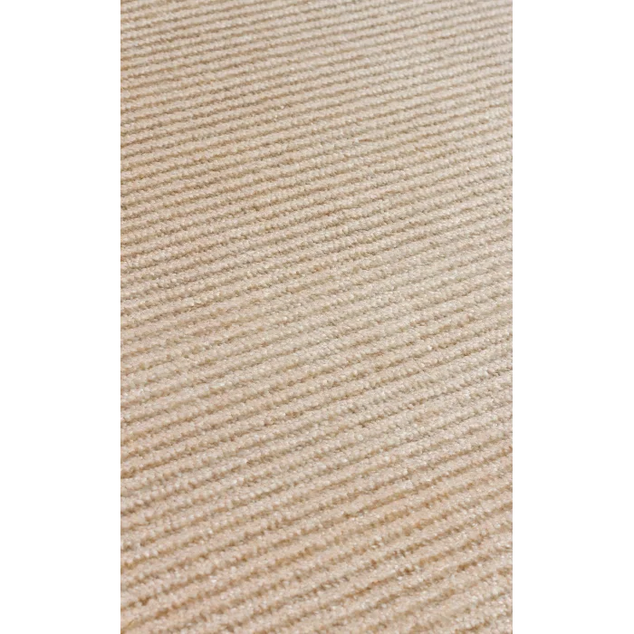 Napoli NAP 01 Beige Sade Desenli Modern Sık Dokuma Makine Halısı