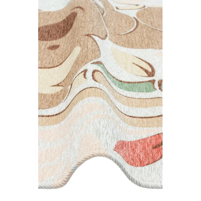 JUNGLE HALI 0006 Kaymaz Tabanlı Dokuma Renkli Çocuk Halısı