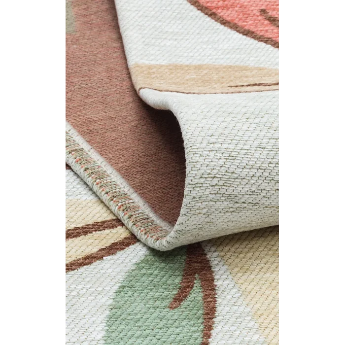 JUNGLE HALI 0006 Kaymaz Tabanlı Dokuma Renkli Çocuk Halısı