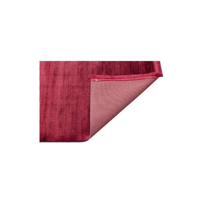 Cordoba Db Plaın Burgundy New Parlak Yüksek Alçak Dokulu Modern Makine Halısı